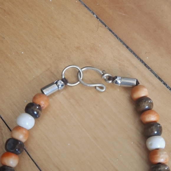 VINTAGE BONE BEAD NECKLACE - Picture 6 of 6